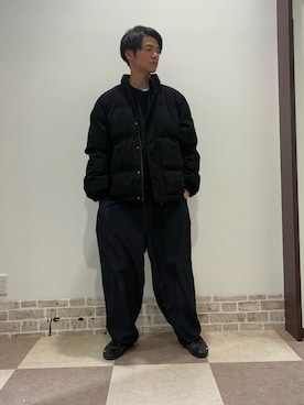 「アイテム（ダウンジャケット/コート）」を使った、陽介さん（メンズ・170cm・30代）の冬コーディネート