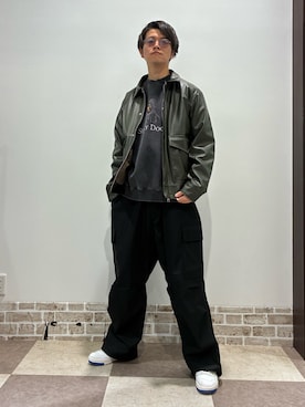 「アイテム（その他アウター）」を使った、yo8876さん（メンズ・170cm）の秋コーディネート