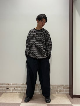 「アイテム（トップス）」を使った、陽介さん（メンズ・170cm・30代）の冬コーディネート