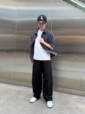 「ITEMS URBANRESEARCH（アイテムズ アーバンリサーチ）のアイテム」を使った、陽介さん（メンズ・170cm）の春コーディネート