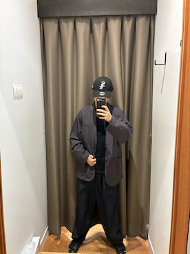 「BURLAP OUTFITTER（バーラップアウトフィッター）のアイテム」を使った、陽介さん（メンズ・170cm）の秋コーディネート