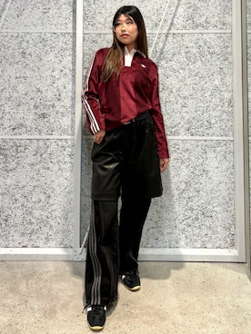 「ベロア」｜WMさん（レディース・166cm）の冬コーディネート