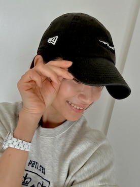 「アイテム（帽子）」を使った、reirei1982さん（レディース・159cm）の秋コーディネート