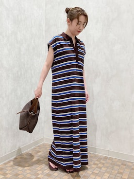「Lilas（リラ）のアイテム」を使った、shioriさん（レディース・158cm）の春コーディネート