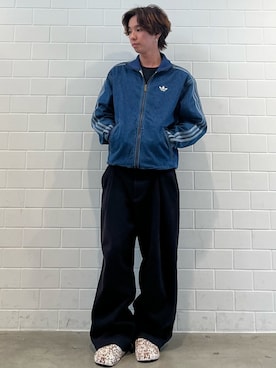 「adidas(アディダス)のアイテム(サンダル)」を使った、TMさん(メンズ・167cm)の夏コーディネート