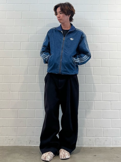 adidas（アディダス） ジャージ アディカラー デニム ファイヤーバード