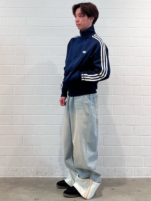 ビンテージ ワイドレッグ ジーンズ / アディダスオリジナルス adidas