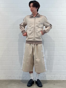 「adidas（アディダス）のハンドボール スペツィアル ローファー / HANDBALL SPEZIAL LOAFER / アディダスオリジナルス adidas Originals（スニーカー、ブラック系）」を使った、TMさん（メンズ・167cm）の夏コーディネート