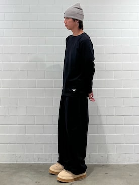 「adidas(アディダス)のアイテム(スウェットパンツ)」を使った、TMさん(メンズ・167cm)の秋コーディネート