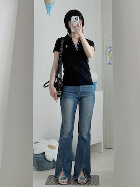 y0n0さん（レディース・165cm）の夏コーディネート