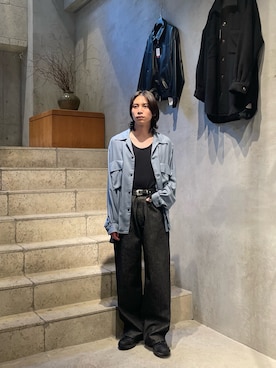 「Toironier（トワロニエ）のアイテム」を使った、shkzm04さん（メンズ・174cm）の春コーディネート