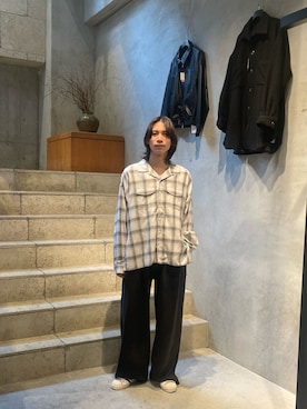 「Toironier（トワロニエ）のアイテム」を使った、shkzm04さん（メンズ・174cm）の春コーディネート