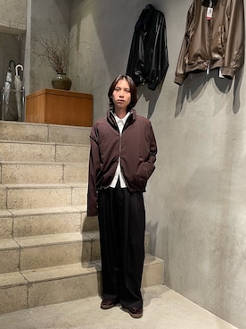 「Toironier（トワロニエ）のアイテム」を使った、shkzm04さん（メンズ・174cm）の春コーディネート