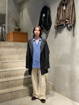 「Toironier（トワロニエ）のアイテム」を使った、shkzm04さん（メンズ・174cm）の春コーディネート