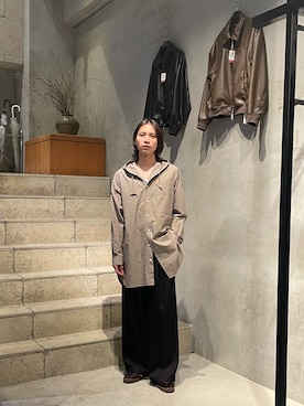 「Toironier（トワロニエ）のアイテム」を使った、shkzm04さん（メンズ・174cm）の春コーディネート