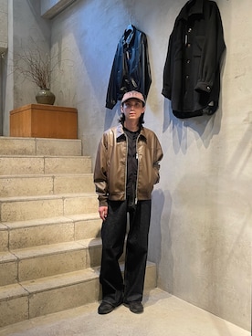 「Toironier（トワロニエ）のアイテム」を使った、shkzm04さん（メンズ・174cm）の春コーディネート