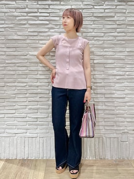 Hana...eさん（レディース・159cm）の夏コーディネート