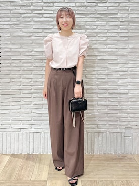 「index（インデックス）のアイテム」を使った、Hana...eさん（レディース・159cm）の夏コーディネート