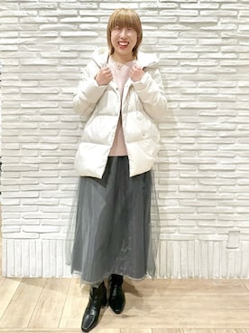 Hana...eさん(レディース・159cm)の冬コーディネート