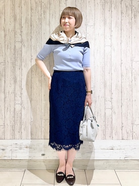 「オフィスカジュアル」｜Hana...eさん（レディース・159cm）の夏コーディネート