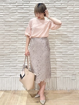 「index（インデックス）のアイテム（バッグ）」を使った、Hana...eさん（レディース・159cm）の春コーディネート