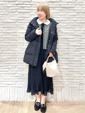 Hana...eさん(レディース・159cm)の冬コーディネート