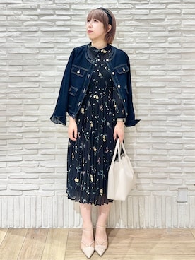 「index（インデックス）のアイテム（バッグ）」を使った、Hana...eさん（レディース・159cm）の春コーディネート