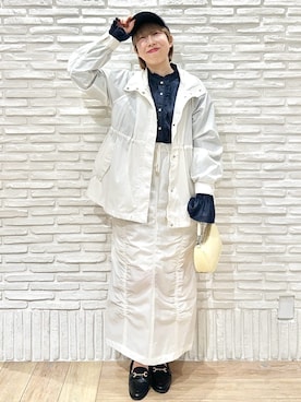 「HusHusH（ハッシュアッシュ）のアイテム」を使った、Hana...eさん（レディース・159cm）の冬コーディネート