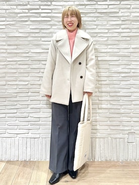 Hana...eさん(レディース・159cm)の冬コーディネート