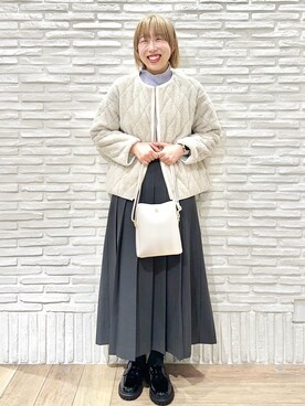 Hana...eさん(レディース・159cm)の冬コーディネート