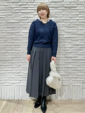 Hana...eさん(レディース・159cm)の冬コーディネート