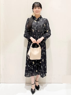 「grove（グローブ）のアイテム」を使った、Hinaさん（レディース・153cm）の春コーディネート