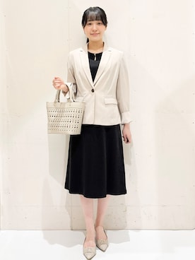 「index（インデックス）のアイテム」を使った、Hinaさん（レディース・153cm）の春コーディネート