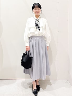 「index（インデックス）のアイテム（バッグ）」を使った、Hinaさん（レディース・153cm）の春コーディネート