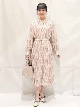 「index（インデックス）のアイテム（バッグ）」を使った、Hinaさん（レディース・153cm）の冬コーディネート