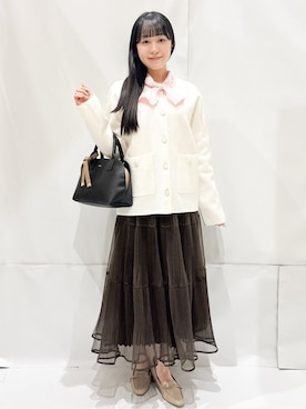 Hinaさん（レディース・153cm）の冬コーディネート