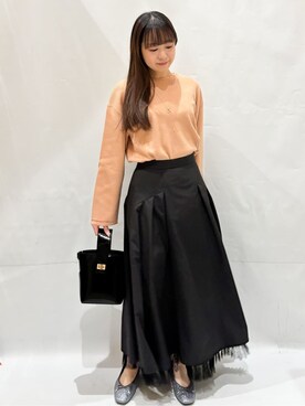 Hinaさん（レディース・153cm）の冬コーディネート