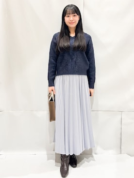 Hinaさん（レディース・153cm）の冬コーディネート