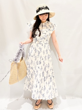 Hinaさん（レディース・153cm）の夏コーディネート