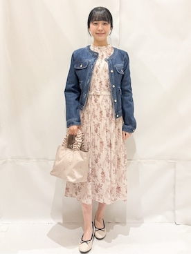 「index（インデックス）のアイテム（バッグ）」を使った、Hinaさん（レディース・153cm）の冬コーディネート