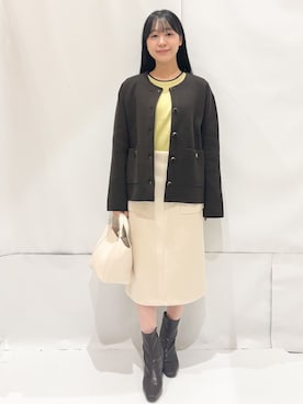 Hinaさん（レディース・153cm）の冬コーディネート