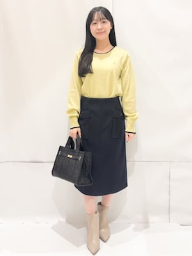 Hinaさん（レディース・153cm）の冬コーディネート
