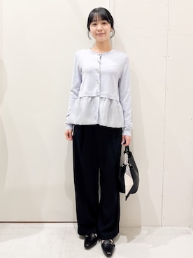 「index（インデックス）のアイテム（バッグ）」を使った、Hinaさん（レディース・153cm）の春コーディネート