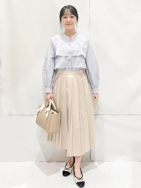 「index（インデックス）のアイテム（バッグ）」を使った、Hinaさん（レディース・153cm）の春コーディネート