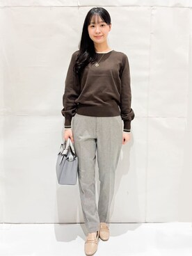 Hinaさん（レディース・153cm）の秋コーディネート