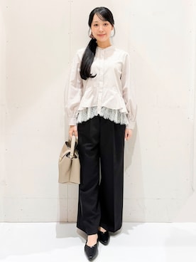 「index（インデックス）のアイテム」を使った、Hinaさん（レディース・153cm）の秋コーディネート