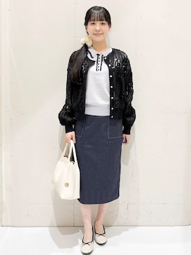 「index（インデックス）のアイテム（バッグ）」を使った、Hinaさん（レディース・153cm）の春コーディネート