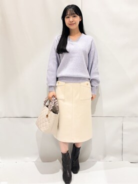 Hinaさん(レディース・153cm)の冬コーディネート