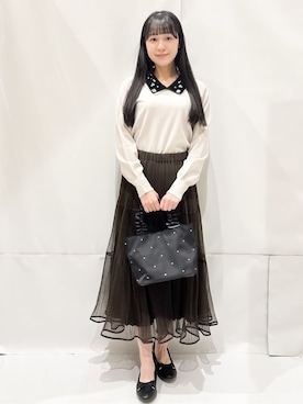 Hinaさん（レディース・153cm）の冬コーディネート