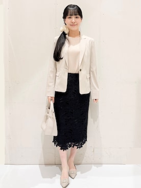 Hinaさん（レディース・153cm）の春コーディネート